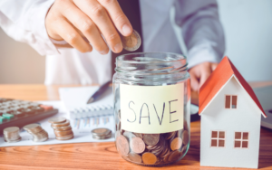 save money mortgage house model